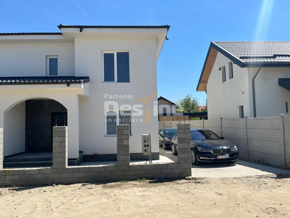 Casă tip duplex P+1 | sc. 140 mp | teren 250 mp | 2 parcări | Măgurele-Varteju