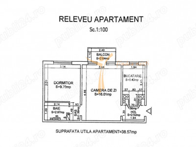 Apartament 2 camere Pacurari 