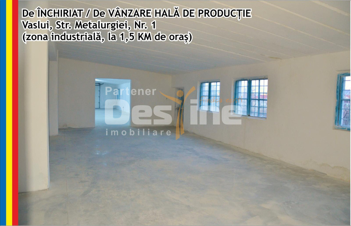 Hala productie, zona Industriala, Vaslui