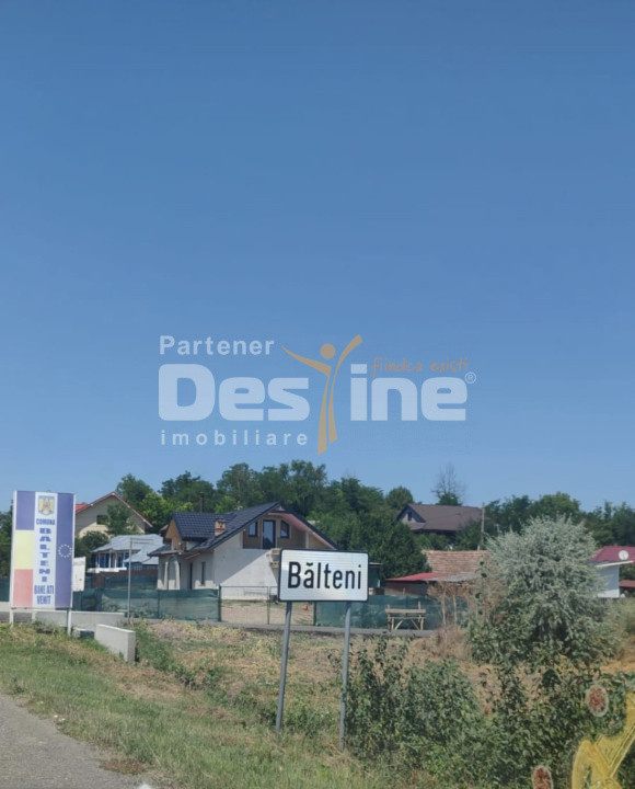 Teren extravilan Balteni, Vaslui, la limita intravilanului