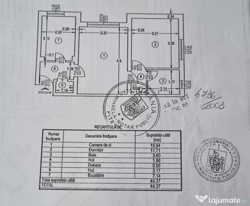 APARTAMENT 2 CAMERE DE VANZARE CALEA BUCURESTI