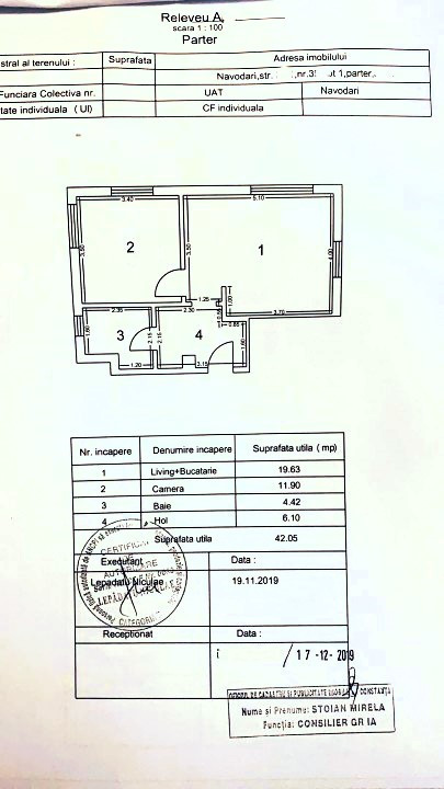 Apartament 2 camere 42 mp + grădină 78 mp MOBILAT UTILAT Mamaia Nord