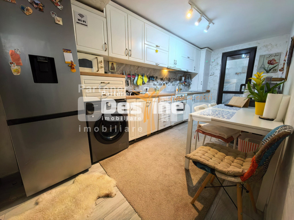 Apartament 2CD 58mp la parter mobilat si utilat + loc parcare Sos. Rediu
