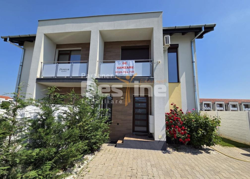 Proprietar vand duplex modern, mobilat complet, curte + terasa 