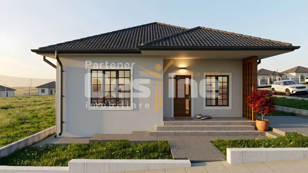 Casă moderna la cheie, comunitate privata, zonă centrală în Lumina – Constanta