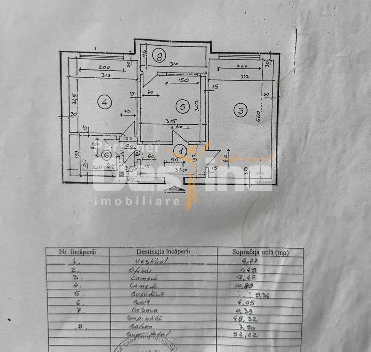 Sebastian-Dunavat | 2 camere | 53mp | et 4 | centrala | parcare | 110.000 euro