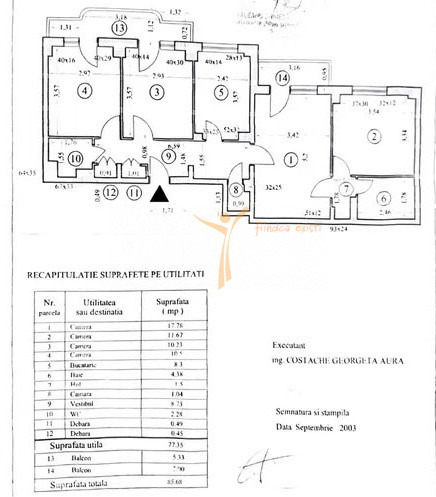 Mărgeanului-Barca | 4 camere | 86mp | et 3 | semidecomandat | 147.500 euro