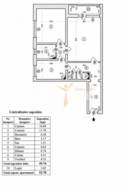VÂNZARE APARTAMENT CIRCULAR | 51mp | VALEA LUI MIHAI |