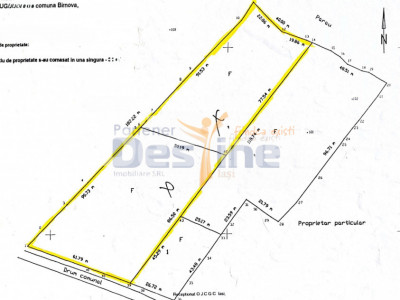 Teren intravilan 8000mp, Comuna Bârnova Iași