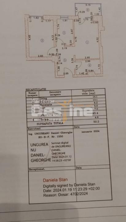 Novum 56  | 2 camere | 50mp | et 11 | bloc 2024 | 115.000 euro + TVA