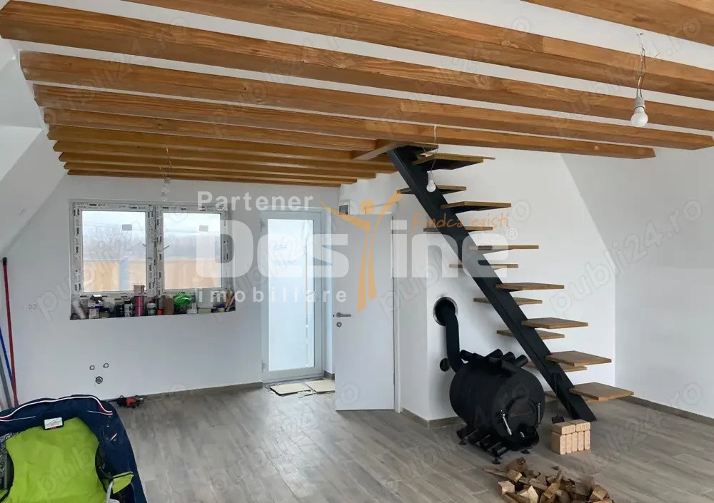Vila in stil A-Frame, incalzire in pardoseala, panouri fotovoltaice, Magurele