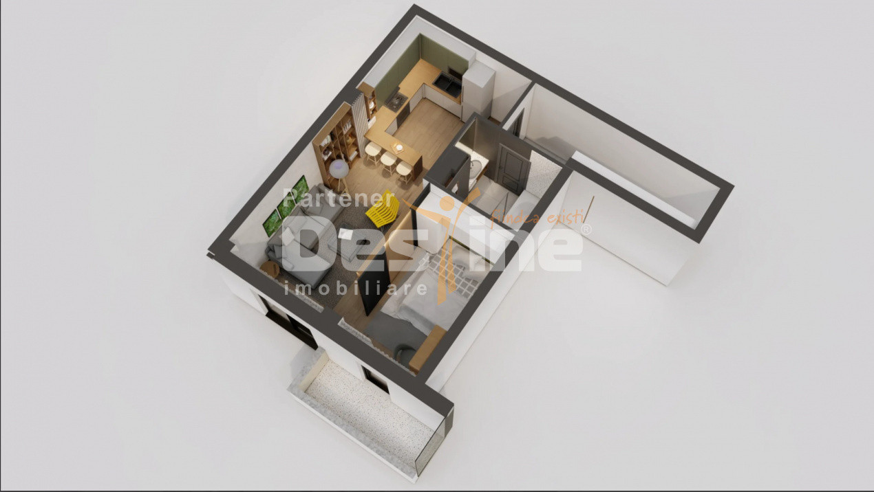 COMISION 0% - Chirie, Apartament 1 cameră + LOC DE PARCARE