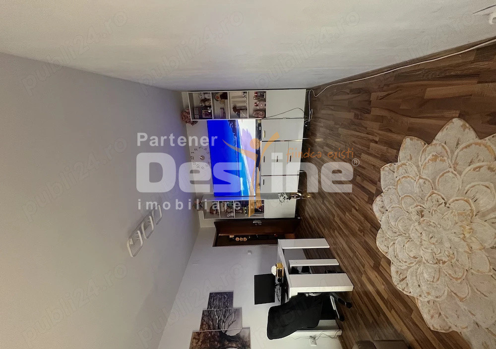Apartament cu 3 camere mobilat si utilat