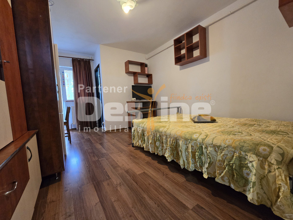 Garsonieră de închiriat | Galata | Etaj 2 | Centrală proprie | Mobilată și utila