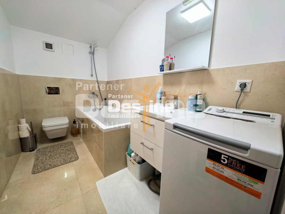 Duplex modern cu design britanic 7 camere D+P+1+M 160 mp