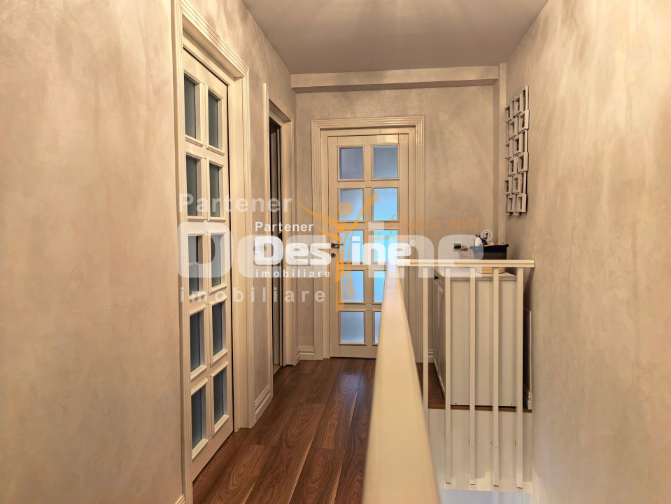 Duplex modern cu design britanic 7 camere D+P+1+M 160 mp