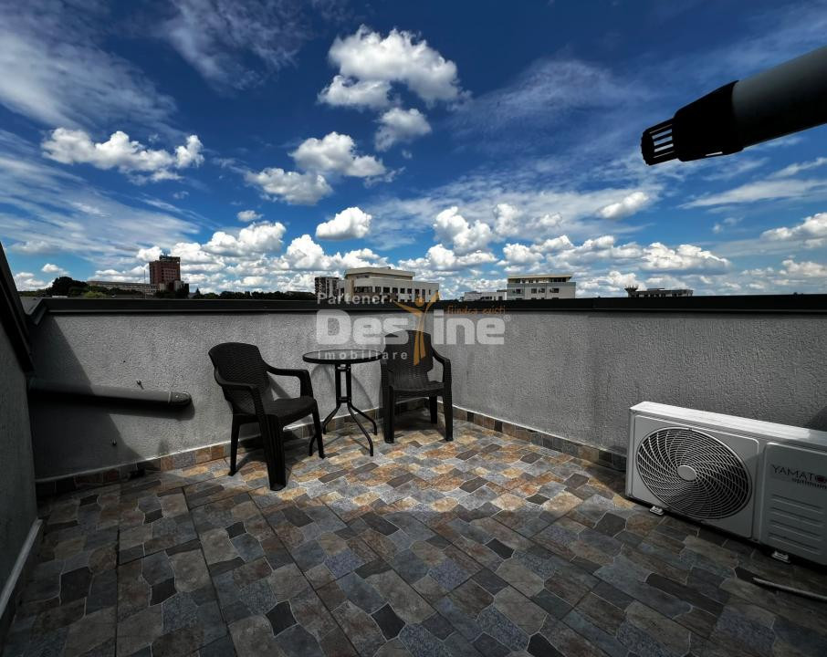 Apartament cu 2 camere și terasă zona Palas Mall