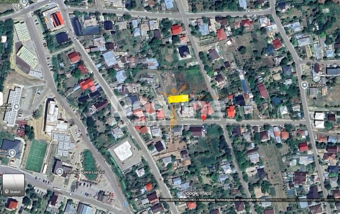 Teren Intravilan 325 - 350 mp - Valea Lupului - Centru