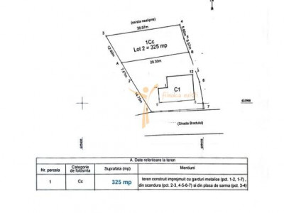 Teren Intravilan 325 - 350 mp - Valea Lupului - Centru