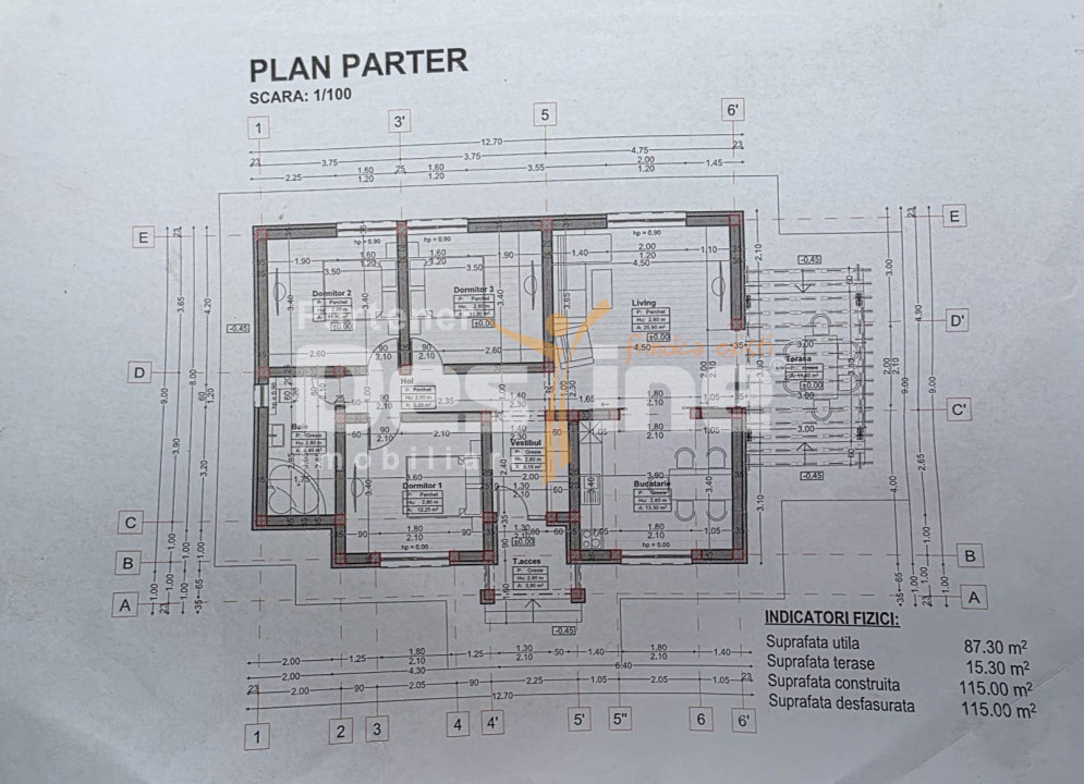 Casă în VOROVEȘTI, 4 camere, 87 mp utili, 15 mp terasă, încălzire în pardoseală