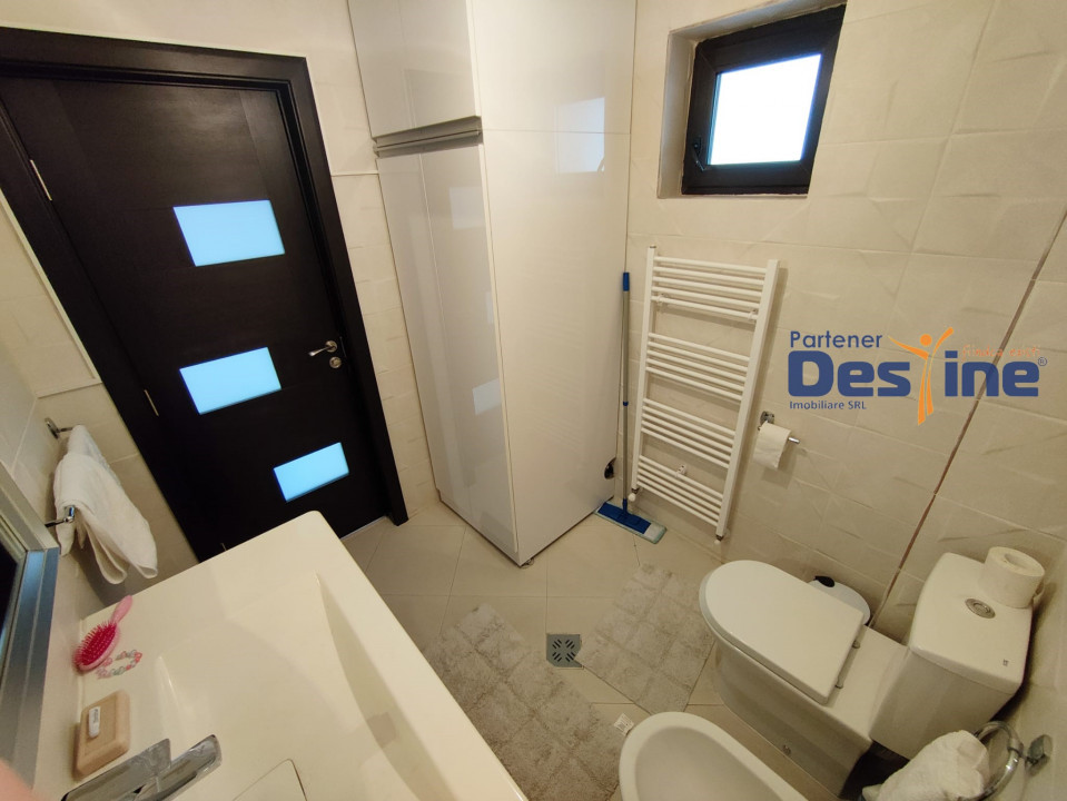 Casă tip TRIPLEX 4 CAMERE P+1+M 120 mp utili curte MOBILATĂ și UTILATĂ