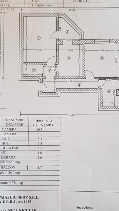 2 camere, decomandat, bloc 1985, Jet OiL