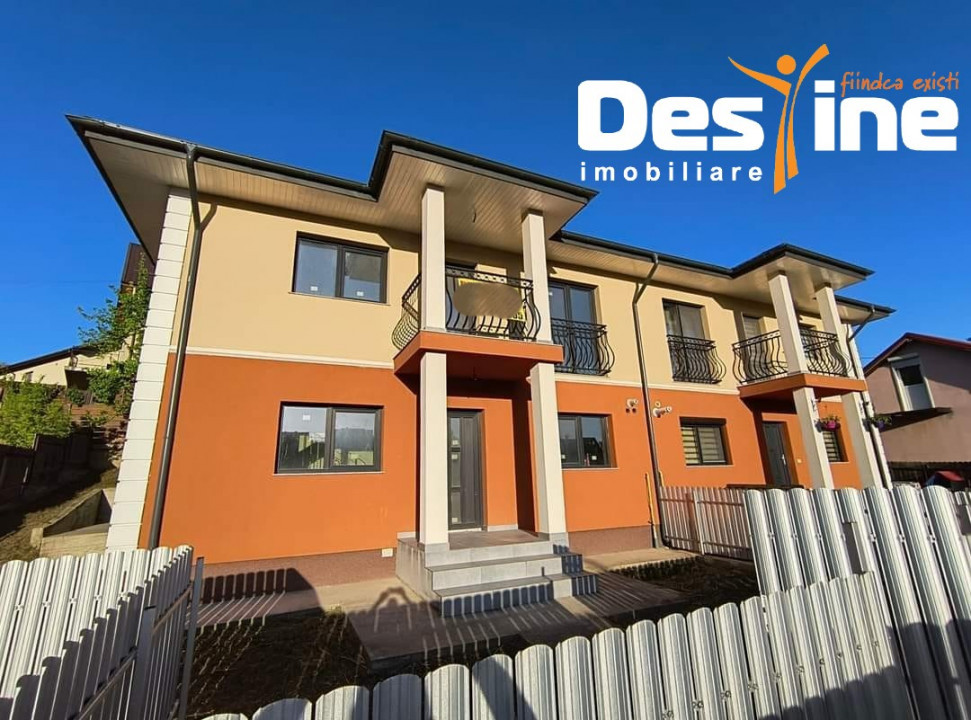 DUPLEX mediteranean 140 mp P+1 300 mp TEREN toate utilitățile - HORPAZ