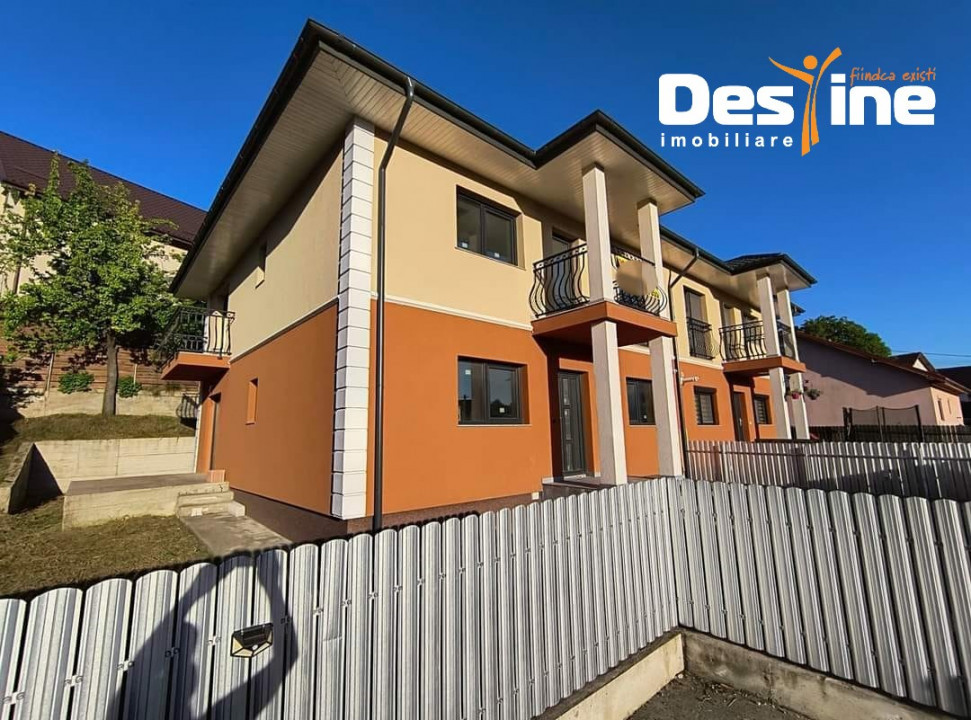 DUPLEX mediteranean 140 mp P+1 300 mp TEREN toate utilitățile - HORPAZ