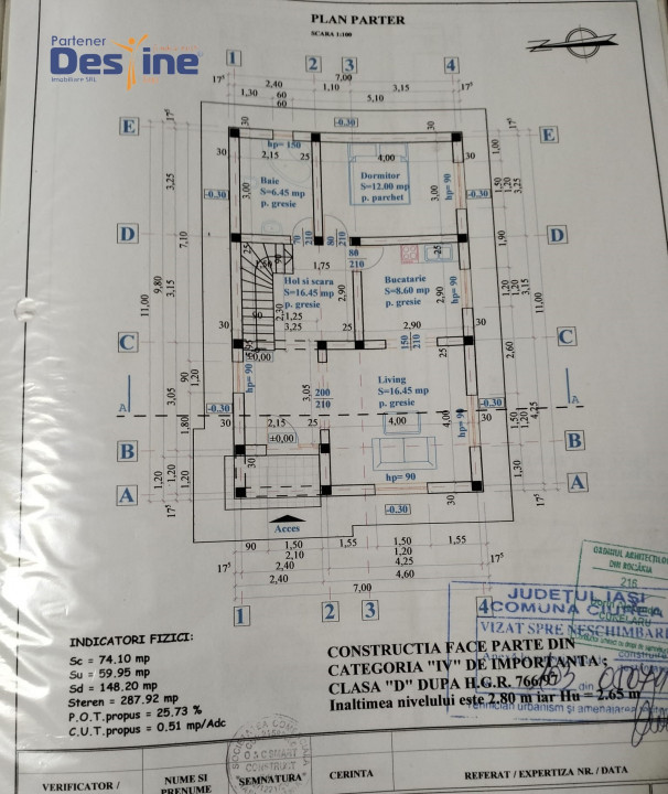 Casă individuală P+1+POD 5 camere 156 mp 300 mp teren - Lunca Cetățuii