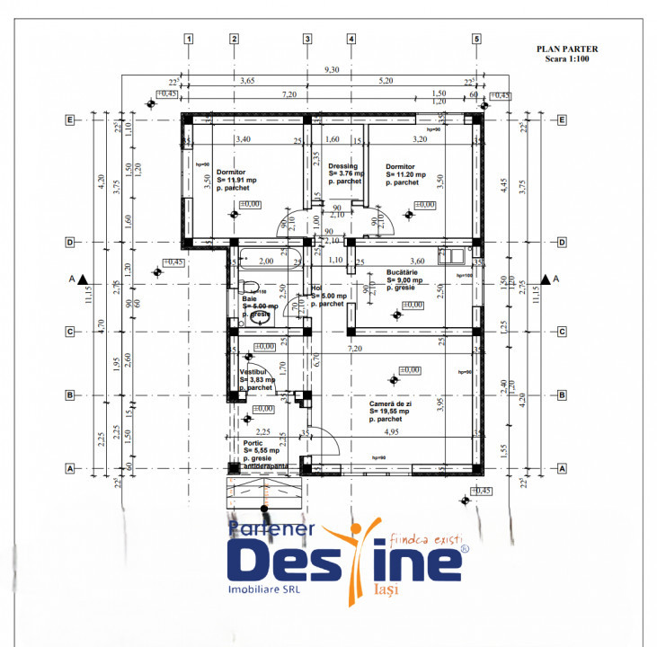 Casă tip mediteranean 75 mp P+POD edificată 2024 400 mp TEREN - HORPAZ